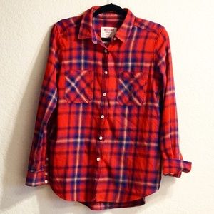 Mossimo Supply CO. Red Boyfriend Fit, Size Medium